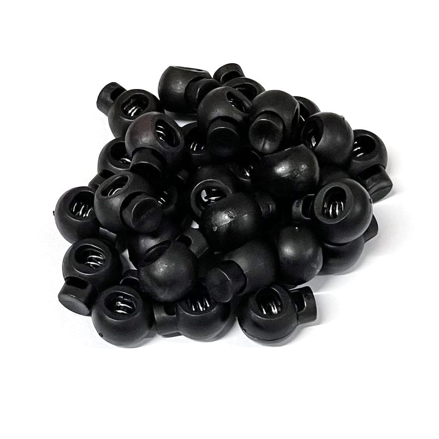Cord Lock Toggle Stoppers Plastic Spring Loaded Adjusters Drawstring