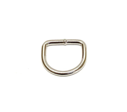Welded D-ring 10mm - 38mm Nickel Plated For Webbing Straps Bags Handles Dog Leads Collars