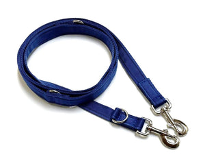 Police Style Dog Training Leads Double Ended Obedience Leash Multi-Functional 25mm Cushion Webbing