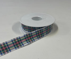 Tartan Ribbon 25mm Berisfords Scottish Ribbon Sewing Crafts Gift Wrapping In Various Lengths
