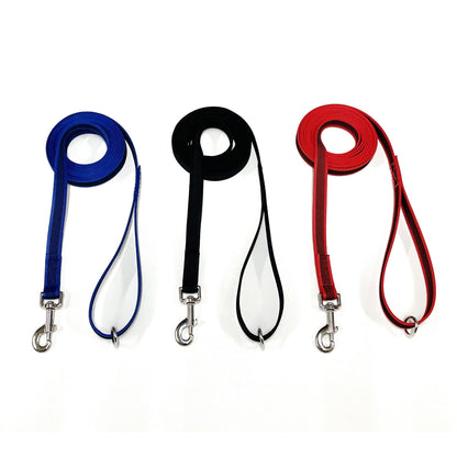 Dog Training Leads Rubber Grip Webbing Slip Resistance Tracking Leash Long Line 5ft 10ft 20ft 30ft