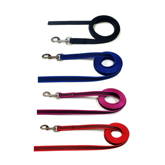 Dog Training Leads Rubber Grip Webbing Slip Resistance Tracking Leash Long Line With No Handle