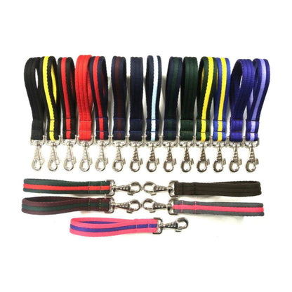 10" Short Close Control Dog Training Lead 25mm Soft Air Webbing Leash In 22 Colours