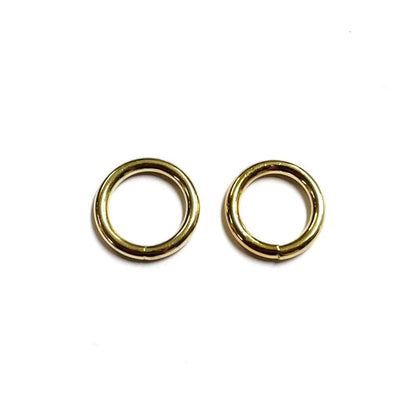 Welded O-Rings Brass Plated 12mm - 38mm x1 - x50 For Webbing Bags Straps Leads