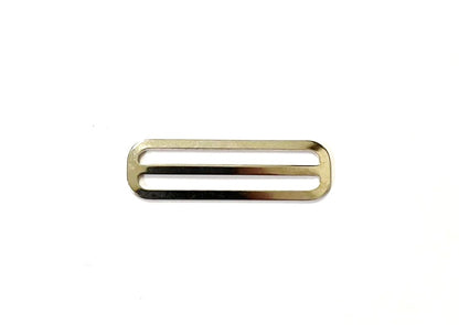 Metal 3 Bar Slides Nickel Plated 13mm 20mm 25mm 32mm 40mm 50mm x1 - x50 For Bags Straps Webbing