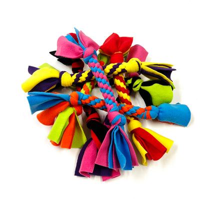 Dog Tug Toys Handmade Strong Fleece Tug Toys For Small Medium Large Dogs
