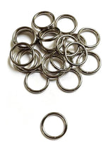 Load image into Gallery viewer, 22mm Welded O-Ring Metal Nickel Plated 3mm Thick Circle Rings Webbing Bags Straps