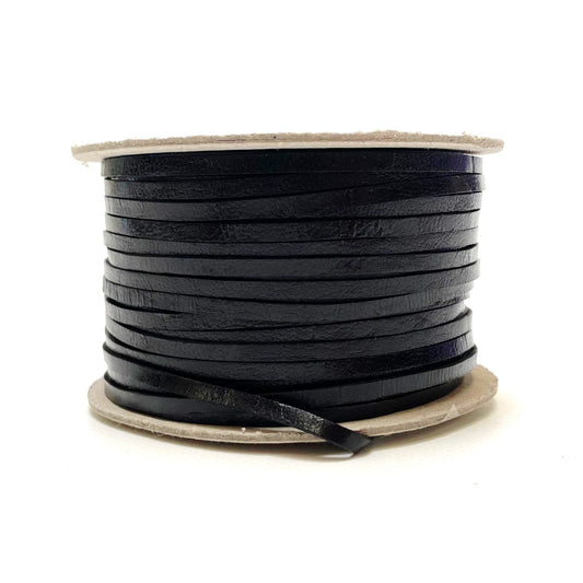 3mm Flat Genuine Leather Thonging Strip Laces Cord Various Colours And Lengths