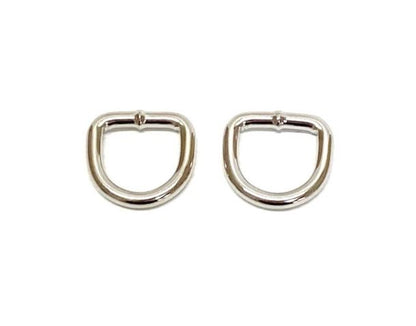 Welded D-ring 10mm - 38mm Nickel Plated For Webbing Straps Bags Handles Dog Leads Collars