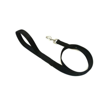 76" Short Close Control Dog Leads With Padded Handle In Various Colours 25mm Webbing