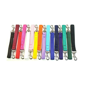 10" Short Close Control Dog Training Lead Leash 25mm Cushion Webbing In 19 Colours