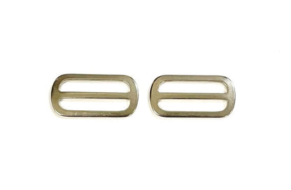 Metal 3 Bar Slides Nickel Plated 13mm 20mm 25mm 32mm 40mm 50mm x1 - x50 For Bags Straps Webbing