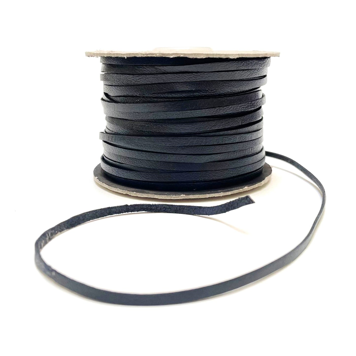 3mm Flat Genuine Leather Thonging Strip Laces Cord Various Colours And Lengths