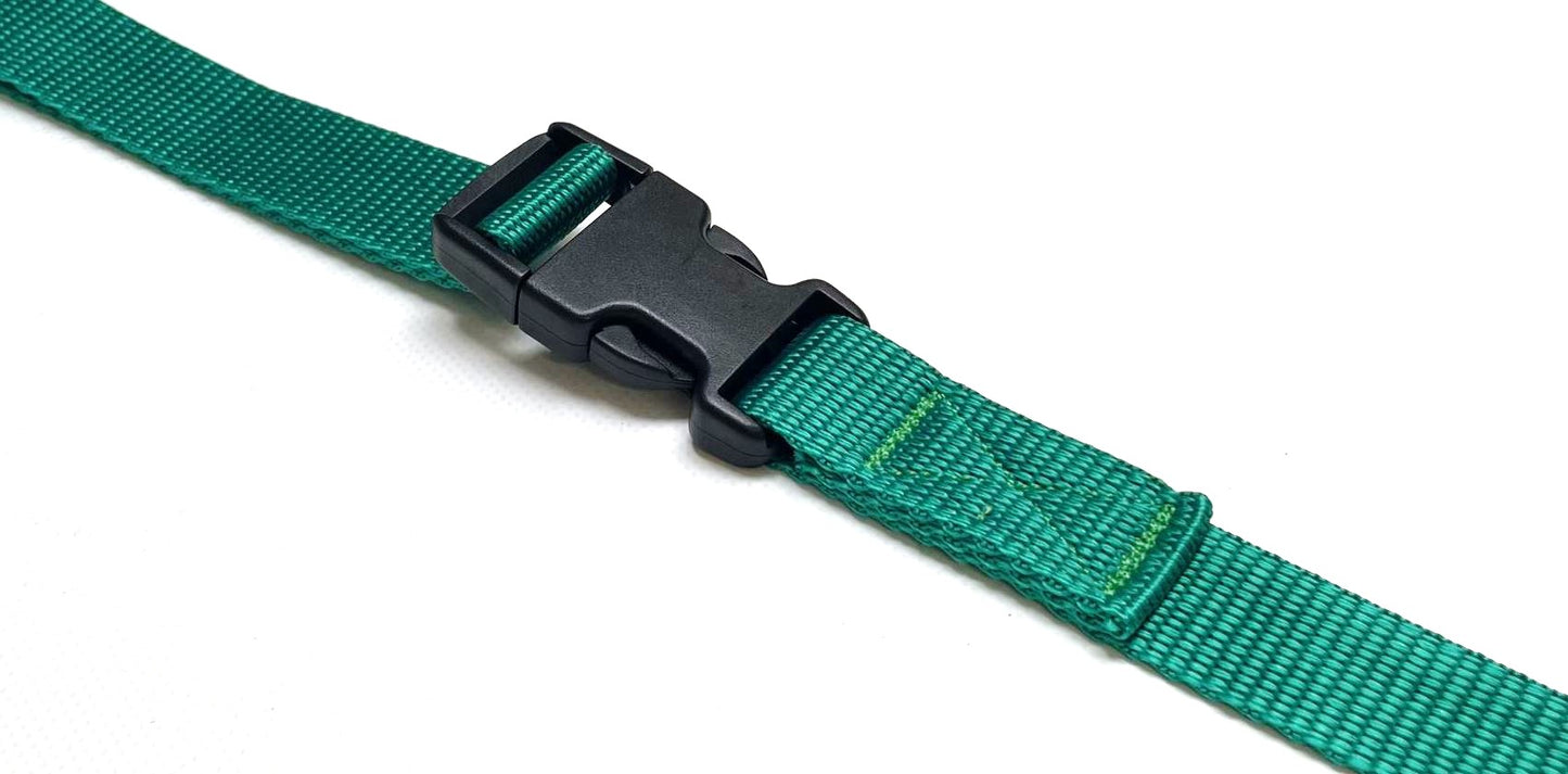 Tie Down Strap Side Release Buckle Belt Luggage Storage Strap 25mm Polypropylene Webbing 19 Colours