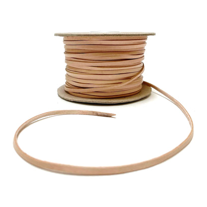 3mm Flat Genuine Leather Thonging Strip Laces Cord Various Colours And Lengths