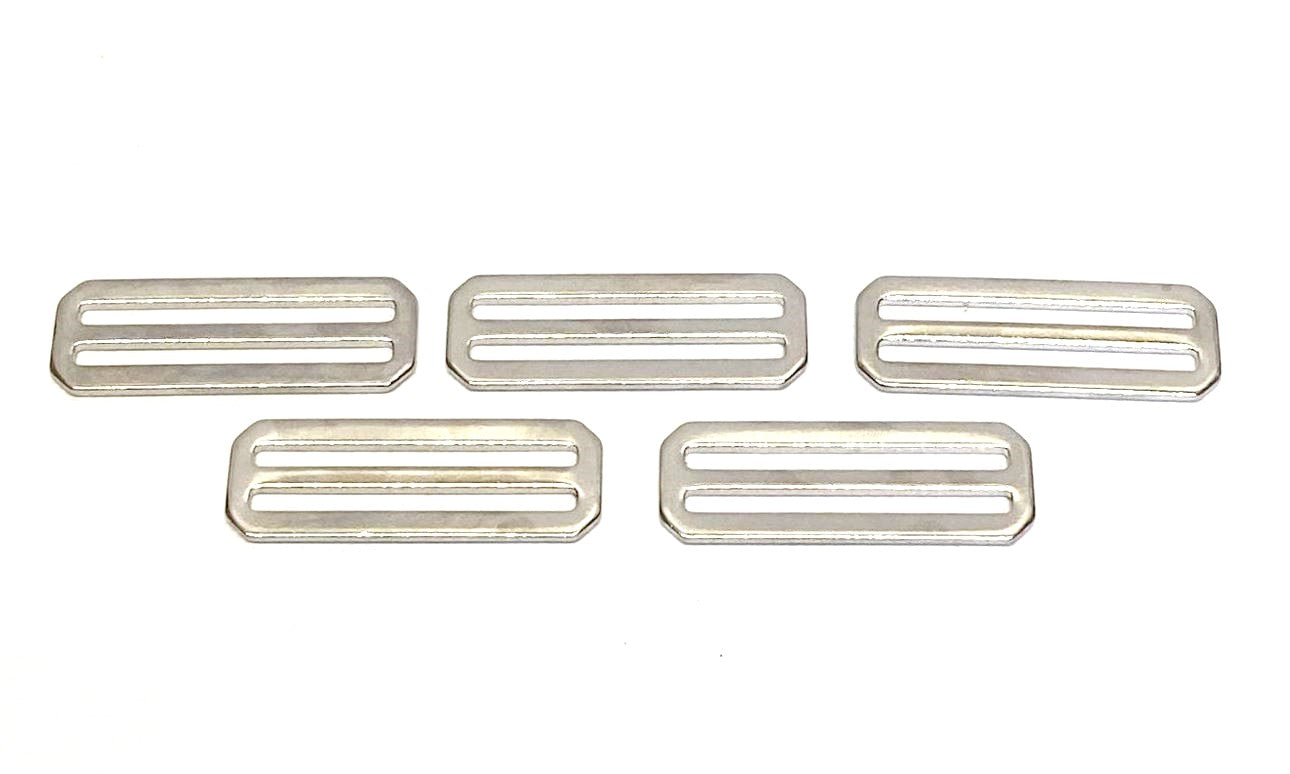 New 2"/50mm Nickel Plated Surcingle Clip Sets Male Female 3 Bar Slides Ideal For Horse Rug Repairs