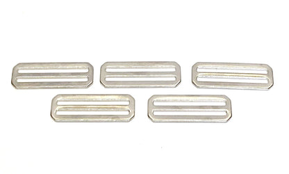 New 2"/50mm Nickel Plated Surcingle Clip Sets Male Female 3 Bar Slides Ideal For Horse Rug Repairs