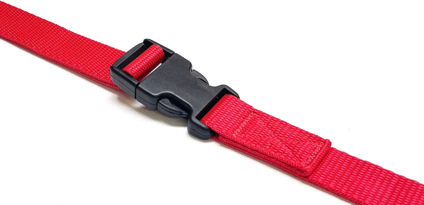 Tie Down Strap Side Release Buckle Belt Luggage Storage Strap 25mm Polypropylene Webbing 19 Colours