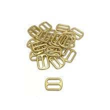Load image into Gallery viewer, 25mm Solid Brass 3 Bar Slides For Leather Crafts Horse Reigns Dog Collars Webbing