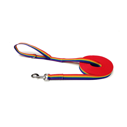 Rainbow Dog Training Leads Long Line Tracking Recall 25mm Wide