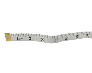 Tape Measure White 150cm For Sewing Fabric Tailor Cloth Seamstress Dressmaking Measuring Tape Brass Ends