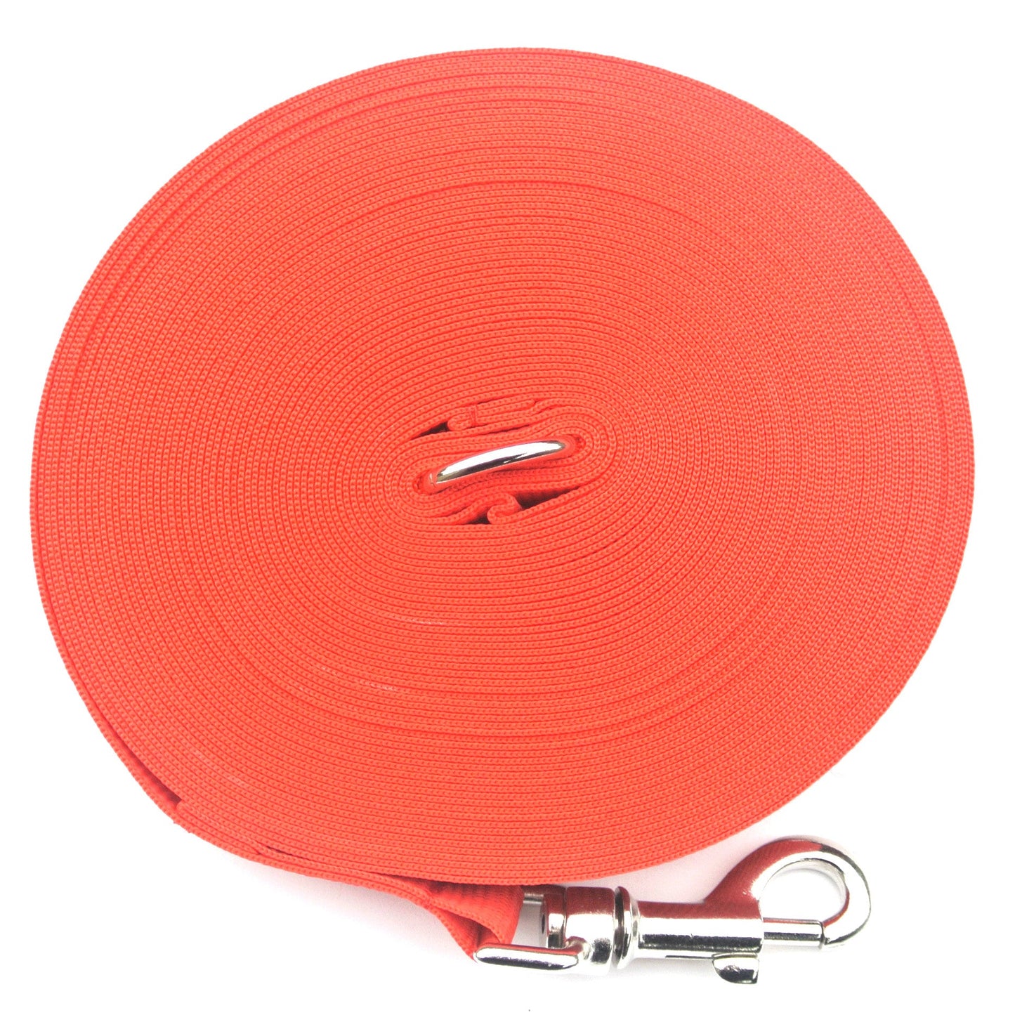 Dog Training Lead Tracking Leash Recall Line 1m To 25m Long 25mm Webbing 7 Colours