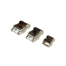 Load image into Gallery viewer, Metal Side Release Buckles Nickel Plated Curved 16mm 20mm 25mm