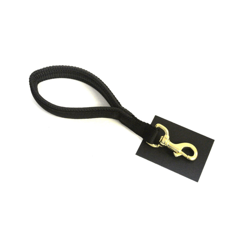 10" 13" Long Short Close Control Dog Lead Padded Handle Solid Brass Trigger Clip