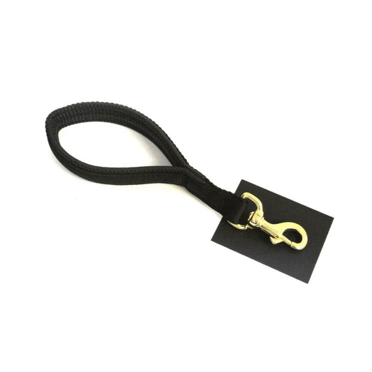 10" 13" Long Short Close Control Dog Lead Padded Handle Solid Brass Trigger Clip