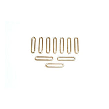 Load image into Gallery viewer, 50mm Solid Brass 2 Bar Loop Slider Adjuster x1 - x50 Dog Collars Leather Crafts