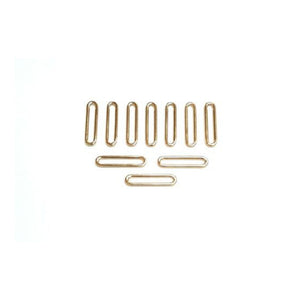 50mm Solid Brass 2 Bar Loop Slider Adjuster x1 - x50 Dog Collars Leather Crafts