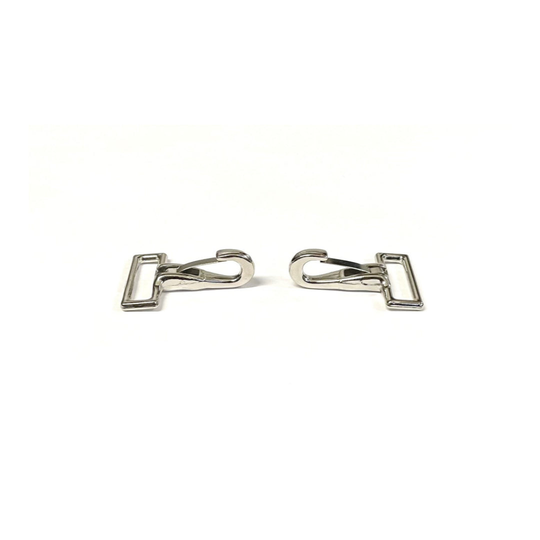 25mm Small Snap Hook Clips Clasp Trigger Nickel Plated For Bags Handles Straps Dog Leads x1 - x100