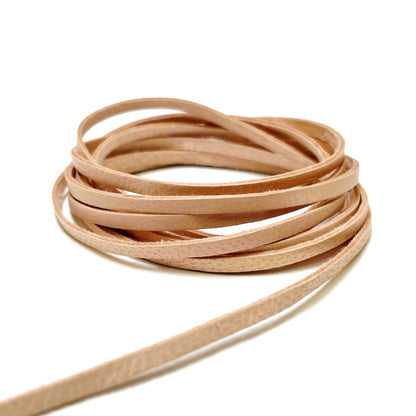 3mm Flat Genuine Leather Thonging Strip Laces Cord Various Colours And Lengths