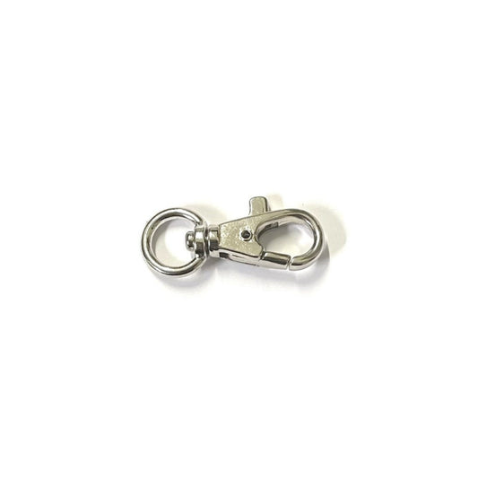 9mm Nickel Plated Swivel Scissor Trigger Clips/Snap Hooks For Bags Charms Keys Chains Lanyard Clips Key Rings x1 - x50