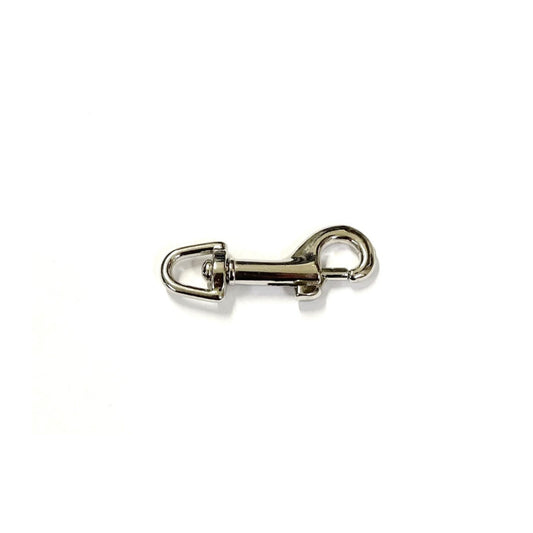 6mm Trigger Clips/Hooks Nickel Plated For Dog Leads Webbing Bags Straps In Various Lengths