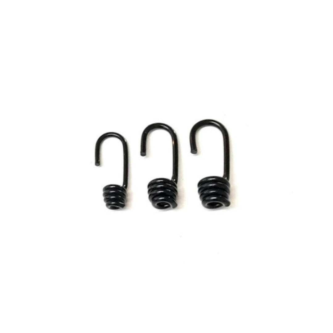 Plastic Coated Steel Wire Hooks 6mm 8mm 10mm For Bungee Shock Cord Rope Elastic