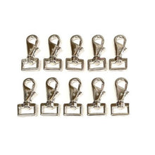 Load image into Gallery viewer, 20mm Snap Clip Horse Pony Rug Repairs Leg Clip Nickel Plated For Dog Leads Webbing Straps