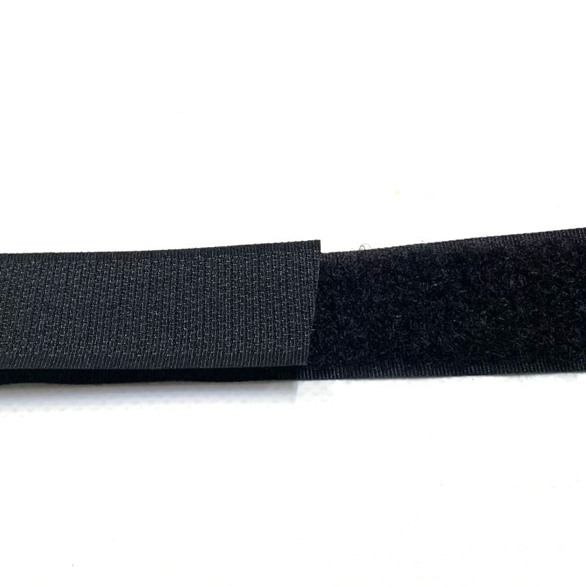 Sew On Hook And Loop Tape White Black 25 Metre Rolls In 16mm 20mm 25mm 38mm 50mm 100mm