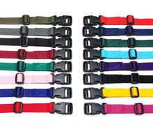 Load image into Gallery viewer, Tie Down Strap Side Release Buckle Belt Luggage Storage Strap 25mm Polypropylene Webbing 18 Colours
