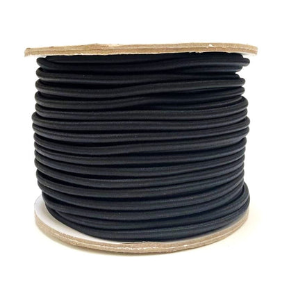 Bungee Cord Elastic 3mm 5mm 6mm Black Craft Trailer Boat DIY x1 x2 x5 x10 x25 x100 x250 Metres