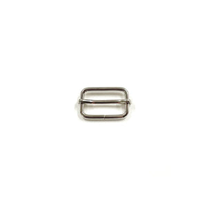 25mm 3 Bar Slide Adjuster Non-Fixed Sliding Bar Nickel Plated Bag Straps Collars