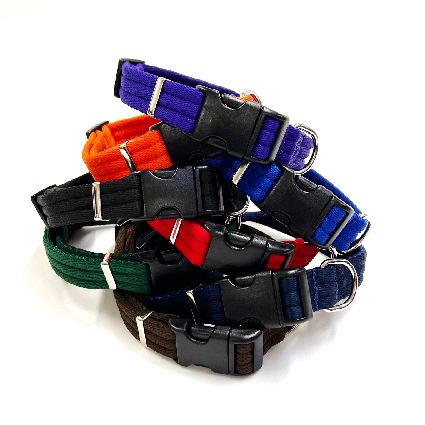 Dog Collar Adjustable Soft Air Webbing In Various Colours 20mm Wide For Small & Medium Dogs