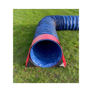 Dog Agility Tunnel Sandbag Adjustable 60cm - 80cm Diameter Tunnels Indoor Outdoor UV PVC Various Colours 300mm Material Width Connects Underneath