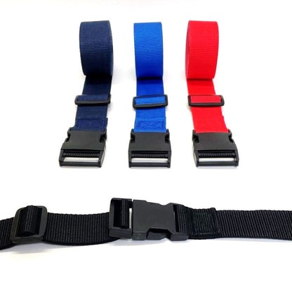 38/40mm Black Plastic 3 Bar Slides Triglides For Handles Straps Webbing Bags Crafts