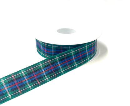 Tartan Ribbon 25mm Berisfords Scottish Ribbon Sewing Crafts Gift Wrapping In Various Lengths