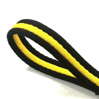 Double Ended Dog Lead With Sliding Swivel Handle Set In 25mm Air Webbing