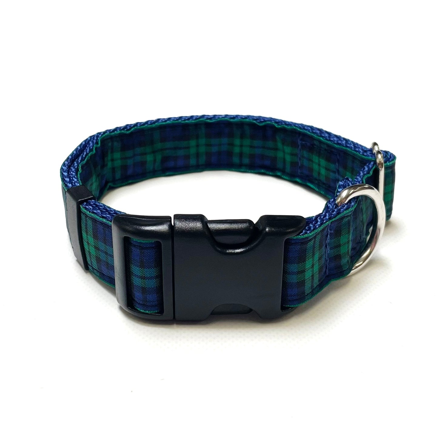 Tartan Dog Collar 25mm Wide Adjustable Comfortable Collar Small Medium Large 17 Designs