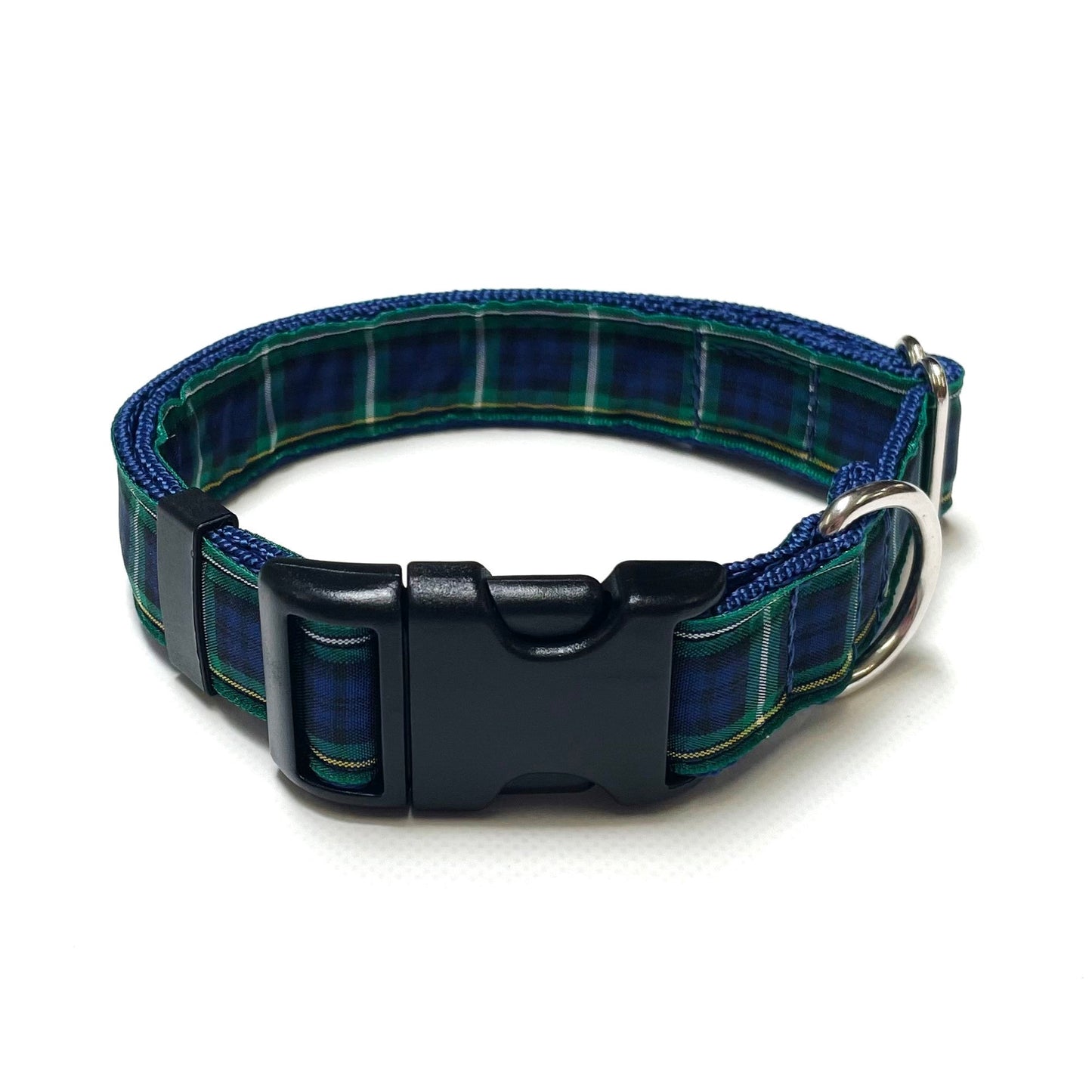 Tartan Dog Collar 25mm Wide Adjustable Comfortable Collar Small Medium Large 17 Designs