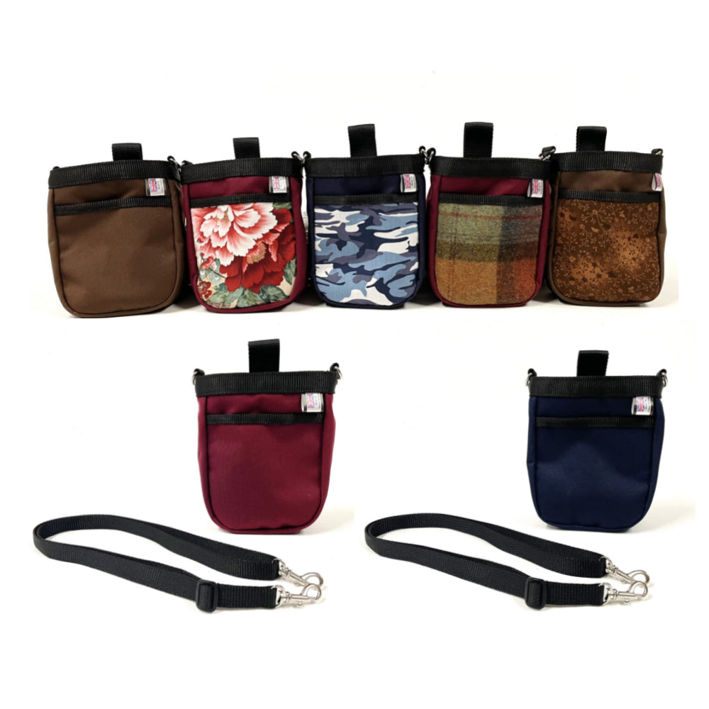 Multi-Use Pet/Dog Treat Bag Training Pouch Storage Holder With Shoulder Strap In Various Styles