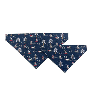 Christmas Dog Bandanas 5 Festive Designs In 4 Sizes 100% Cotton